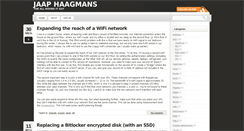 Desktop Screenshot of jhaagmans.com